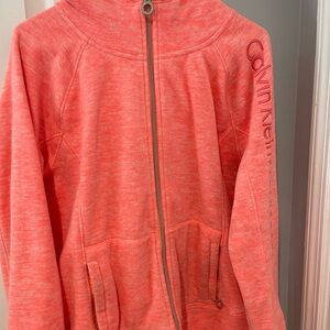 Calvin Klein Coral Zip-Up Jacket